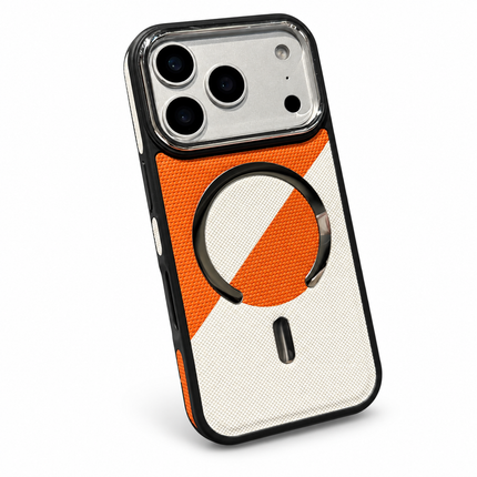 Colour Block Leather MagSafe Armour Case for iPhone – product view 3
