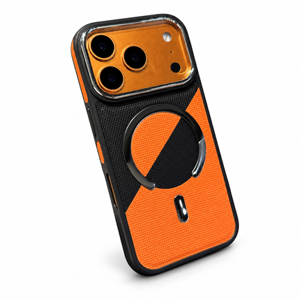 Colour Block Leather MagSafe Armour Case for iPhone – product view 4
