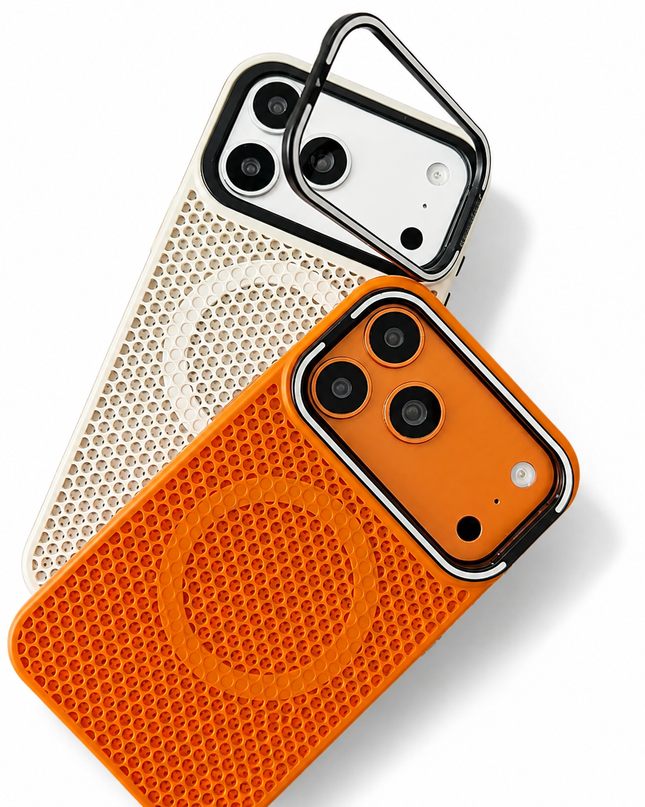Mesh Cooling Magnetic Stand Case for iPhone – product view 2
