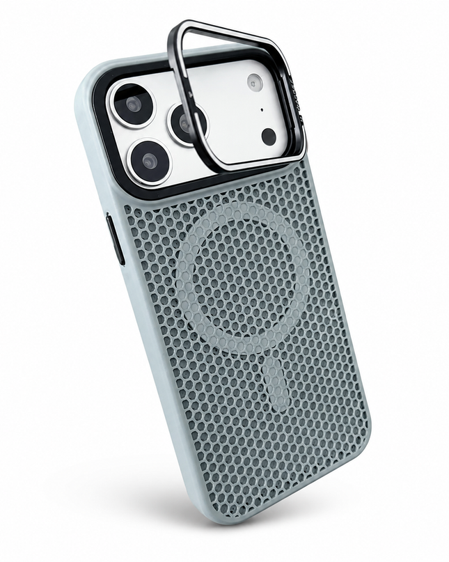 Mesh Cooling Magnetic Stand Case for iPhone – product view 4