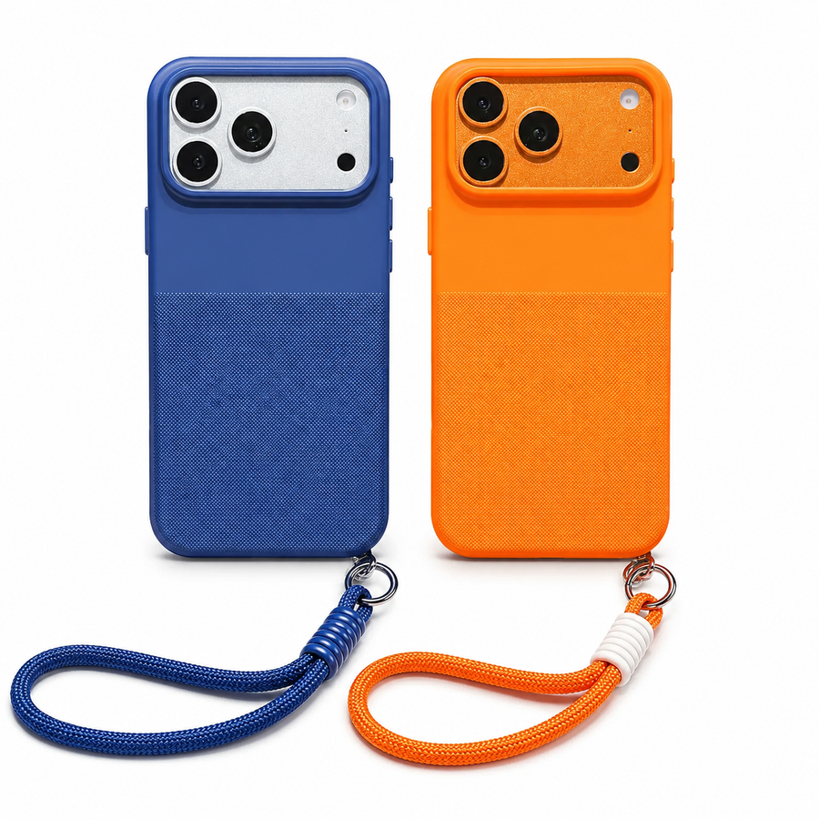 Polka Dot Woven Magnetic Case for iPhone
