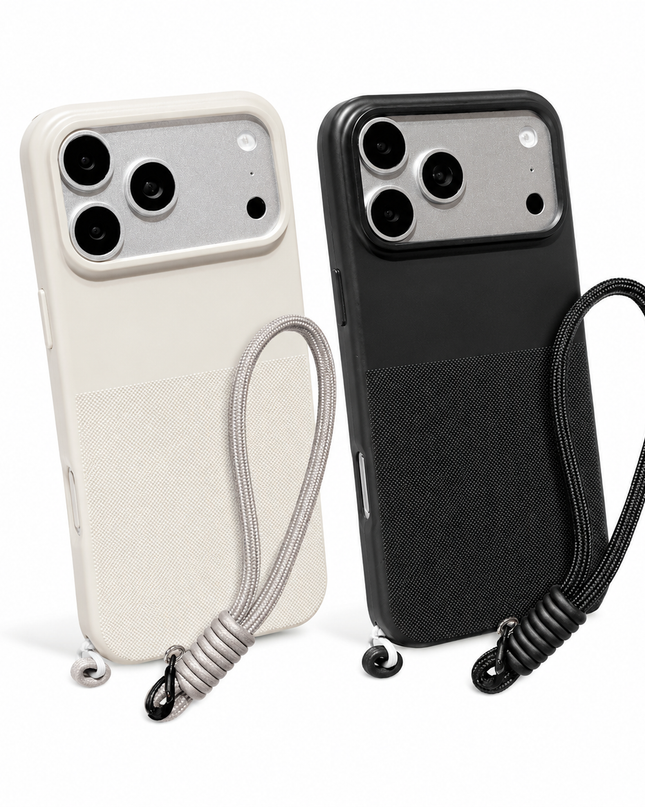 Polka Dot Woven Magnetic Case for iPhone – product view 2