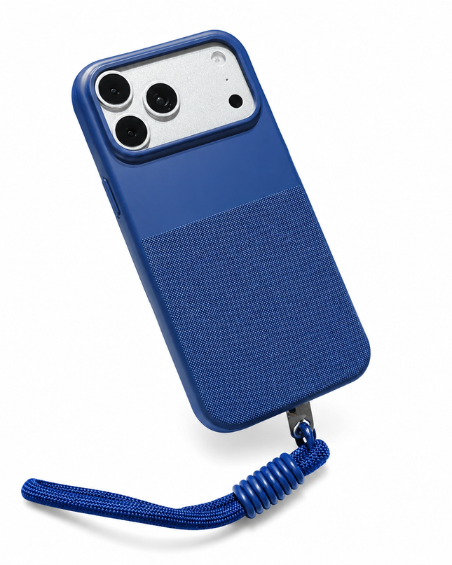 Polka Dot Woven Magnetic Case for iPhone – product view 5