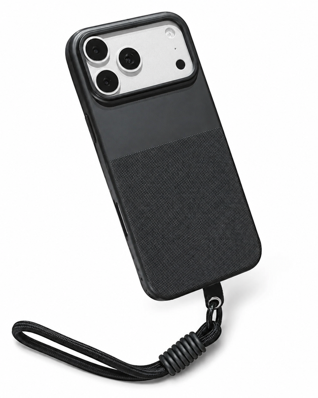 Polka Dot Woven Magnetic Case for iPhone – product view 4