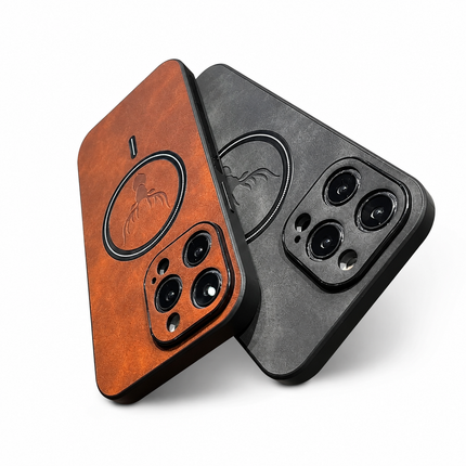 Deer Pattern Leather Magnetic Case for iPhone – product view 2