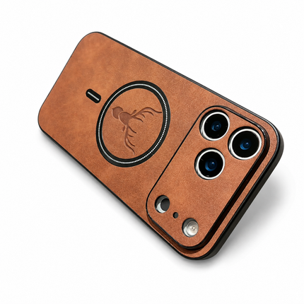 Deer Pattern Leather Magnetic Case for iPhone – product view 8