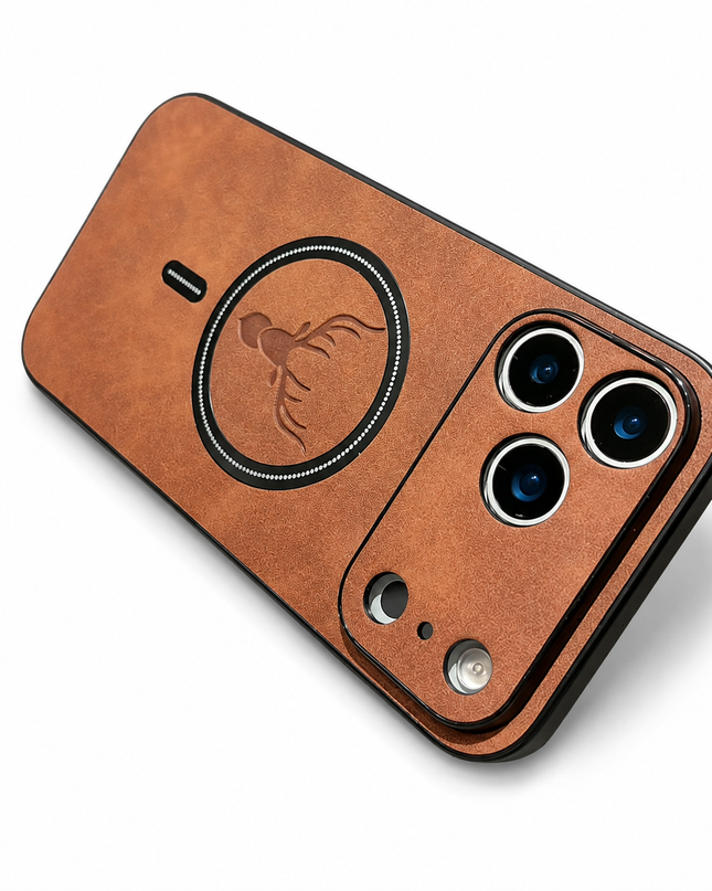 Deer Pattern Leather Magnetic Case for iPhone – product view 8