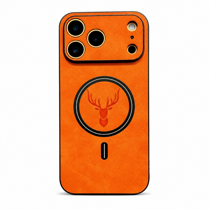 Deer Pattern Leather Magnetic Case for iPhone – product view 3