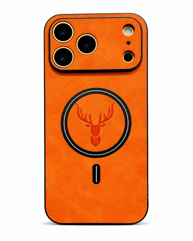 Deer Pattern Leather Magnetic Case for iPhone – product view 3