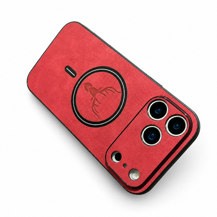 Deer Pattern Leather Magnetic Case for iPhone – product view 4