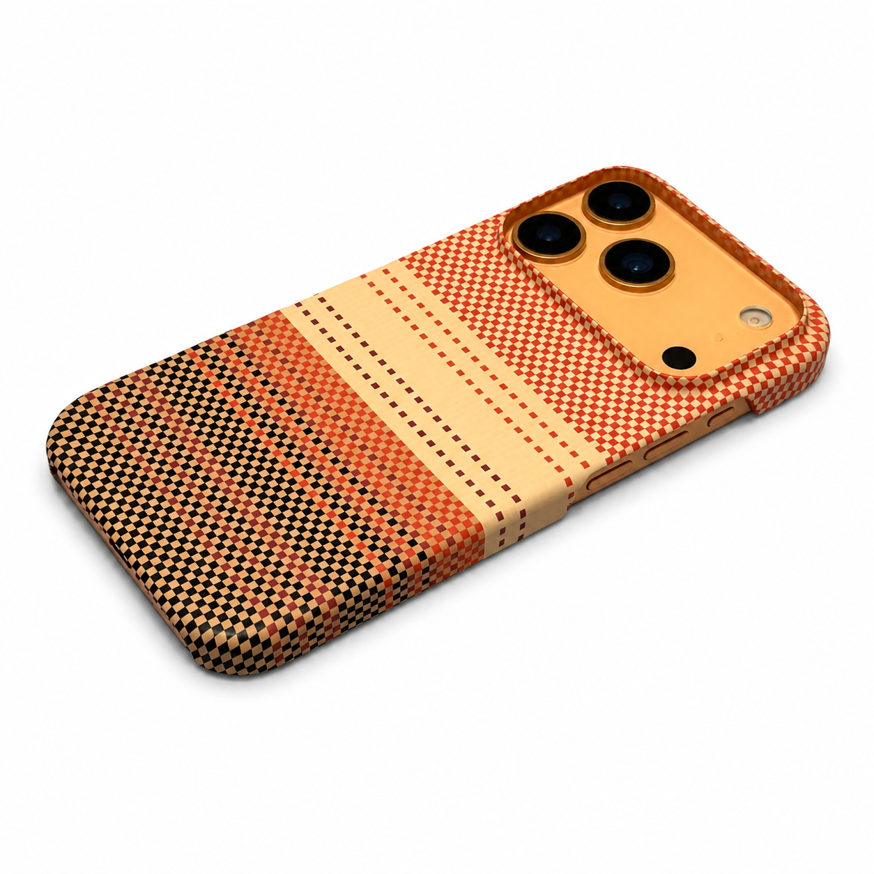 Sunset Woven Magnetic Stand Case for iPhone