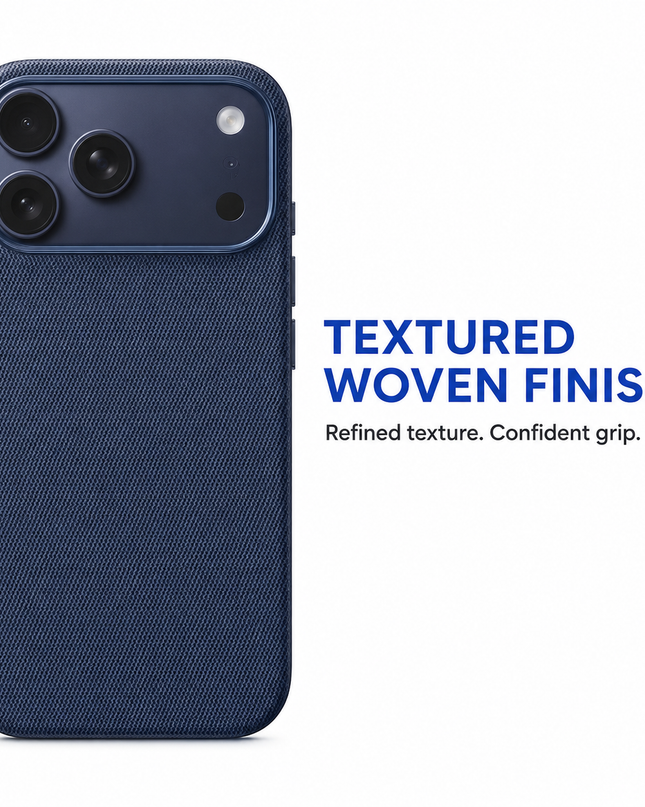 Minimalist Woven Magnetic Case for iPhone – product view 1