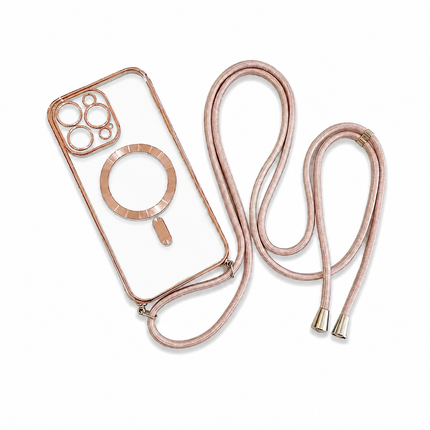 Electroplated Lanyard Magnetic Case for iPhone – product view 2