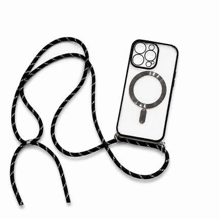 Electroplated Lanyard Magnetic Case for iPhone – product view 4