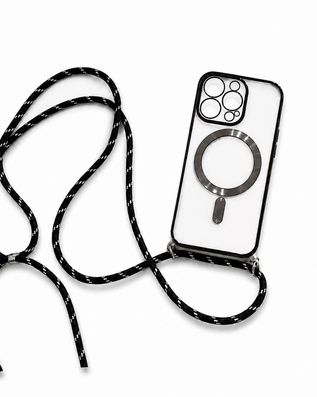 Electroplated Lanyard Magnetic Case for iPhone – product view 4