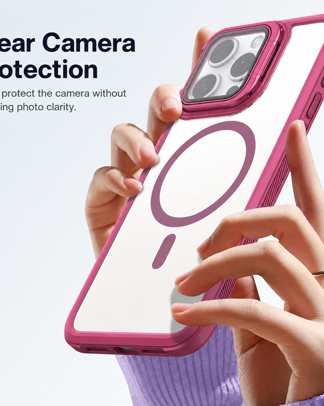 Acrylic Magnetic Holder Case for iPhone – product view 4