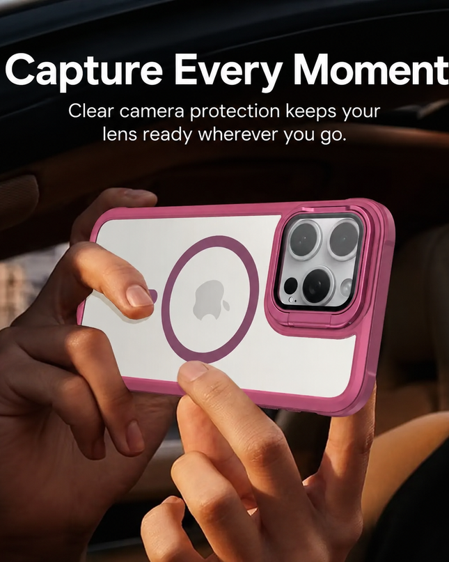 Acrylic Magnetic Holder Case for iPhone – product view 3