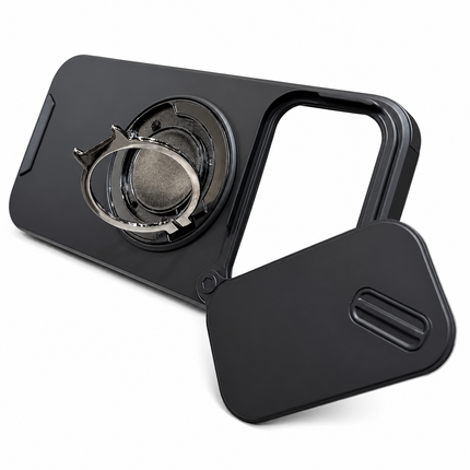 Magnetic Ring Stand Case & Cleaning Kit for iPhone – product view 4