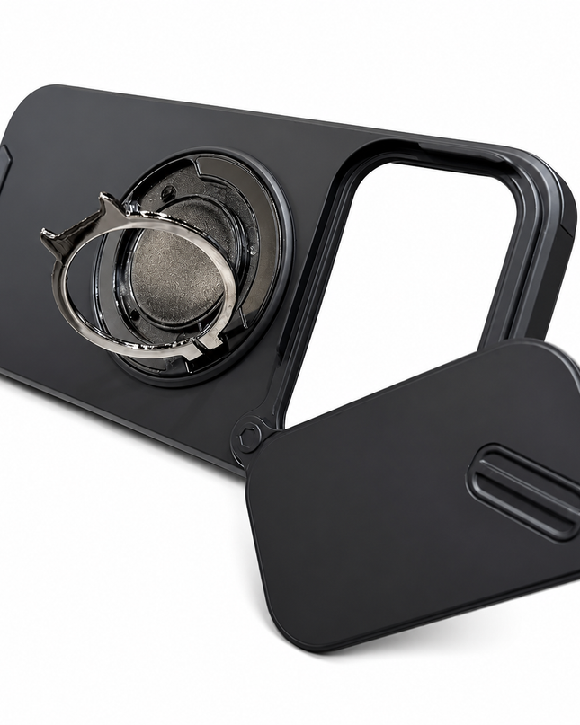 Magnetic Ring Stand Case & Cleaning Kit for iPhone – product view 4