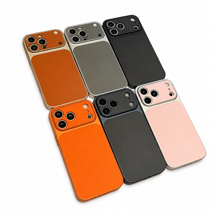 Faux Leather Lens Window Case for iPhone – product view 1