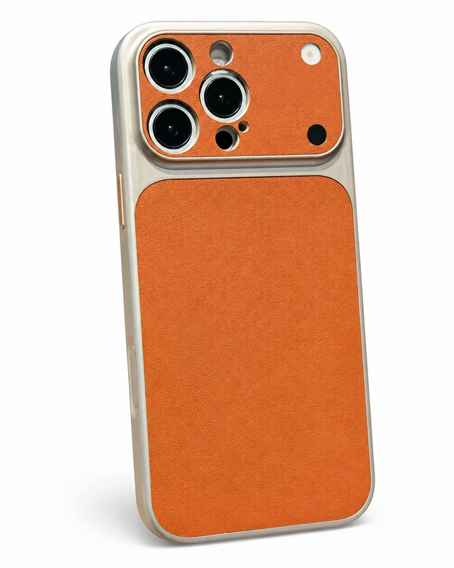 Faux Leather Lens Window Case for iPhone – product view 11