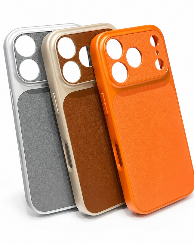 Faux Leather Lens Window Case for iPhone – product view 3