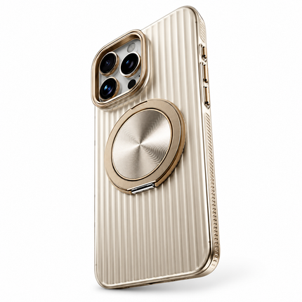 Corrugated Magnetic Ring Stand Case for iPhone – product view 7