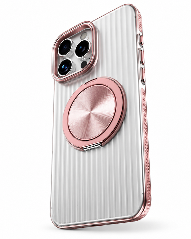 Corrugated Magnetic Ring Stand Case for iPhone – product view 8