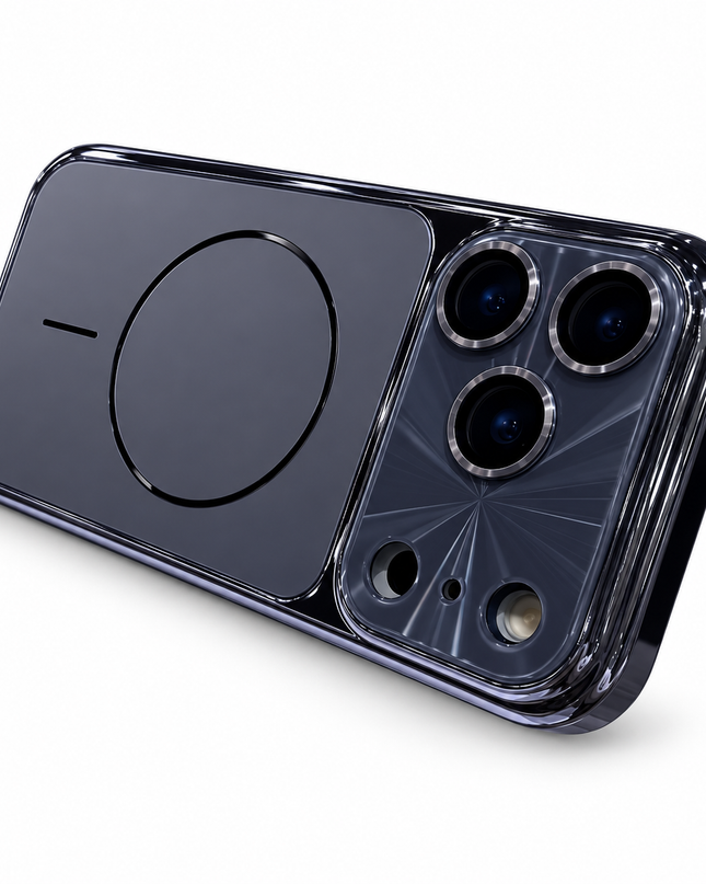 Glass Matte Lens Protection MagSafe Case for iPhone – product view 3