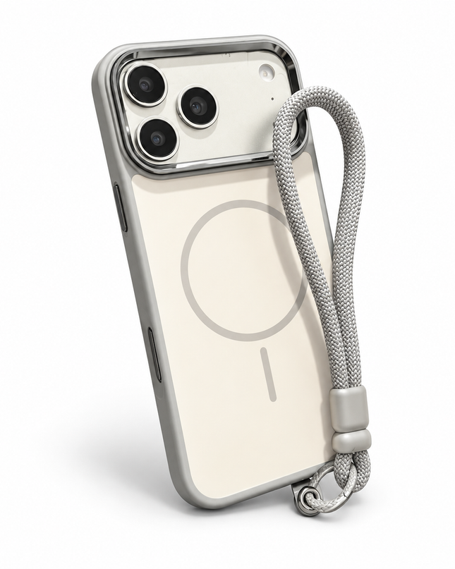 Metal Lens Frame MagSafe Lanyard Case for iPhone – product view 8