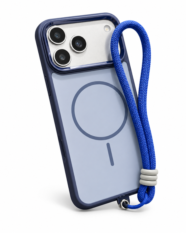 Metal Lens Frame MagSafe Lanyard Case for iPhone – product view 7