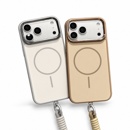 Metal Lens Frame MagSafe Lanyard Case for iPhone – product view 2