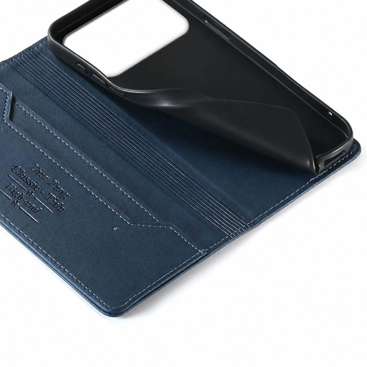 Magnetic Flip RFID Wallet Case for iPhone