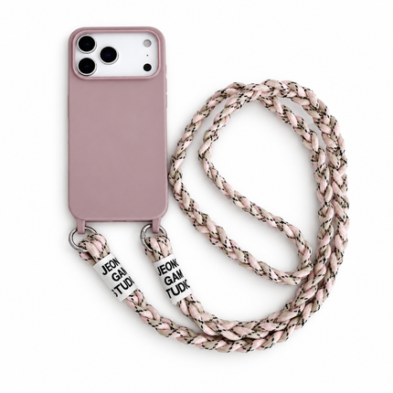 Braided Crossbody Silicone Case for iPhone – product view 3
