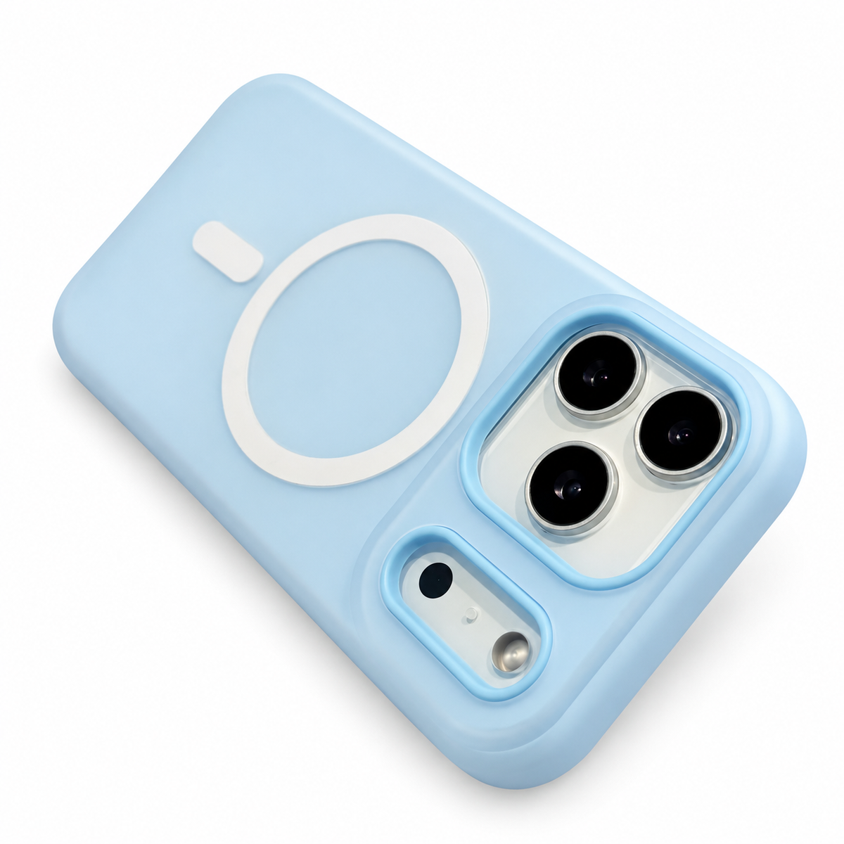 Two-Tone Clear Matte MagSafe Case for iPhone
