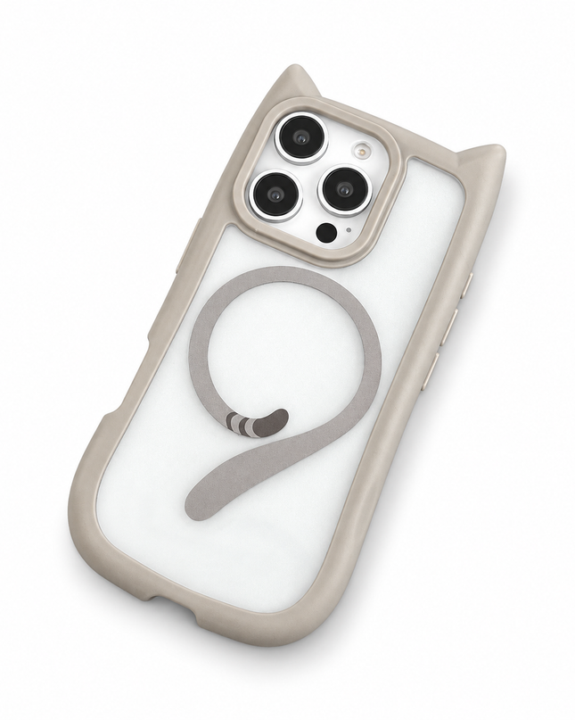 3D Cat Ear MagSafe Case for iPhone – product view 3