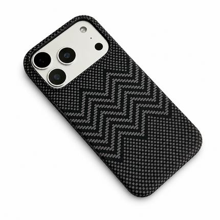 Carbon Fibre Magnetic Case for iPhone – product view 3
