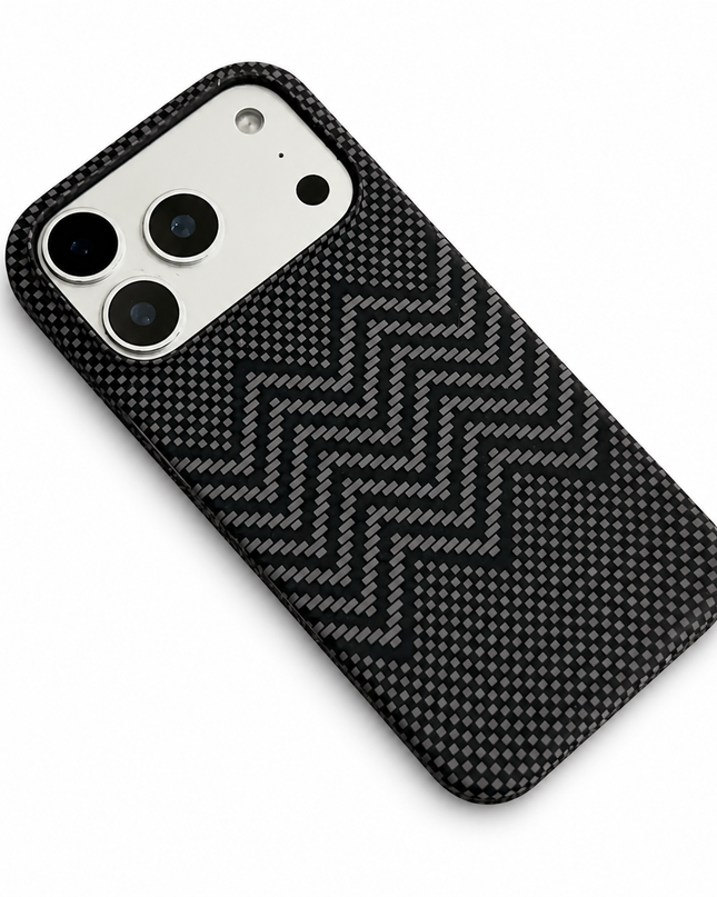Carbon Fibre Magnetic Case for iPhone – product view 3