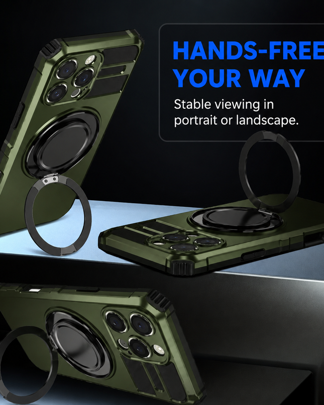 360° Magnetic Stand Case for iPhone – product view 1
