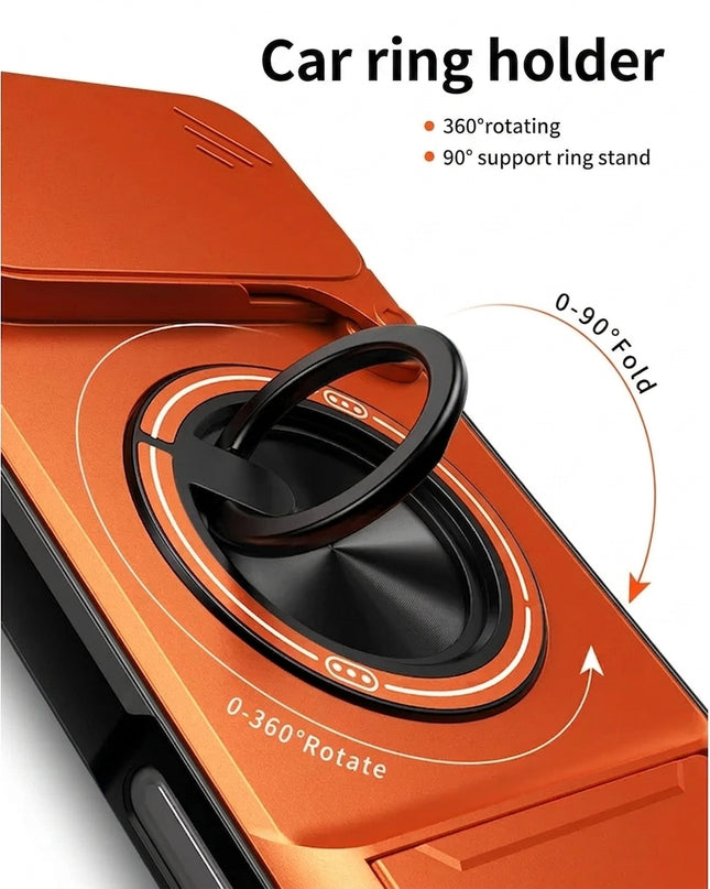 360° Ring Stand Camera Cover Case for iPhone – product view 2