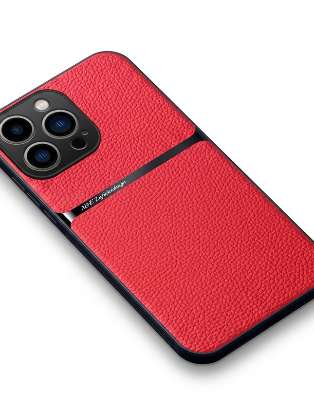Faux Leather Magnetic Case for iPhone – product view 3