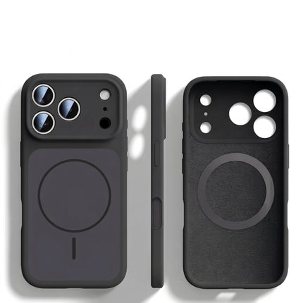 AI Button Liquid Silicone MagSafe Case for iPhone – product view 12