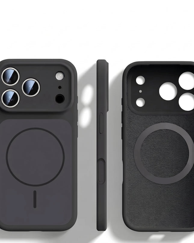 AI Button Liquid Silicone MagSafe Case for iPhone – product view 12