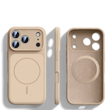 AI Button Liquid Silicone MagSafe Case for iPhone – product view 7