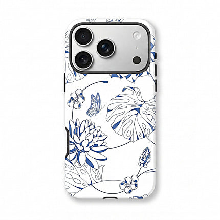 Floral Print 2-in-1 MagSafe Case for iPhone – product view 1
