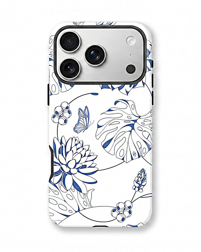 Floral Print 2-in-1 MagSafe Case for iPhone – product view 1