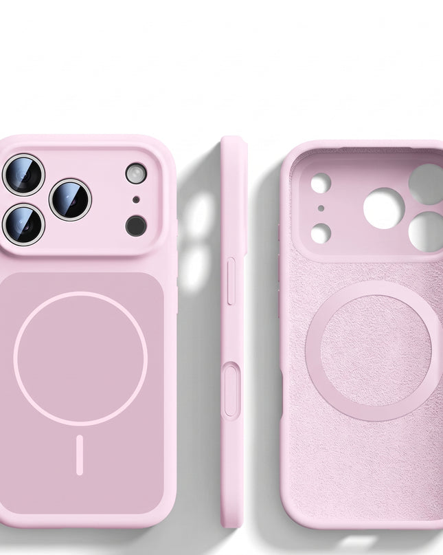 AI Button Liquid Silicone MagSafe Case for iPhone – product view 15
