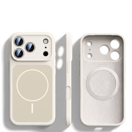 AI Button Liquid Silicone MagSafe Case for iPhone – product view 9