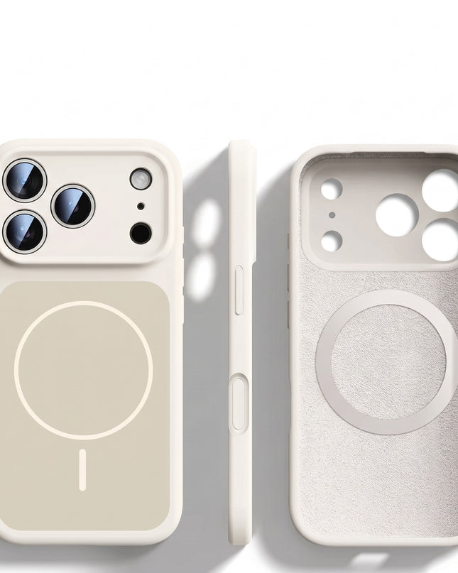 AI Button Liquid Silicone MagSafe Case for iPhone – product view 9