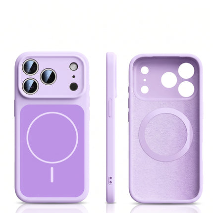 AI Button Liquid Silicone MagSafe Case for iPhone – product view 6